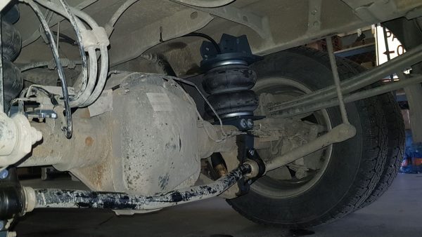 Installing air suspension on a Ford Transit all-metal van